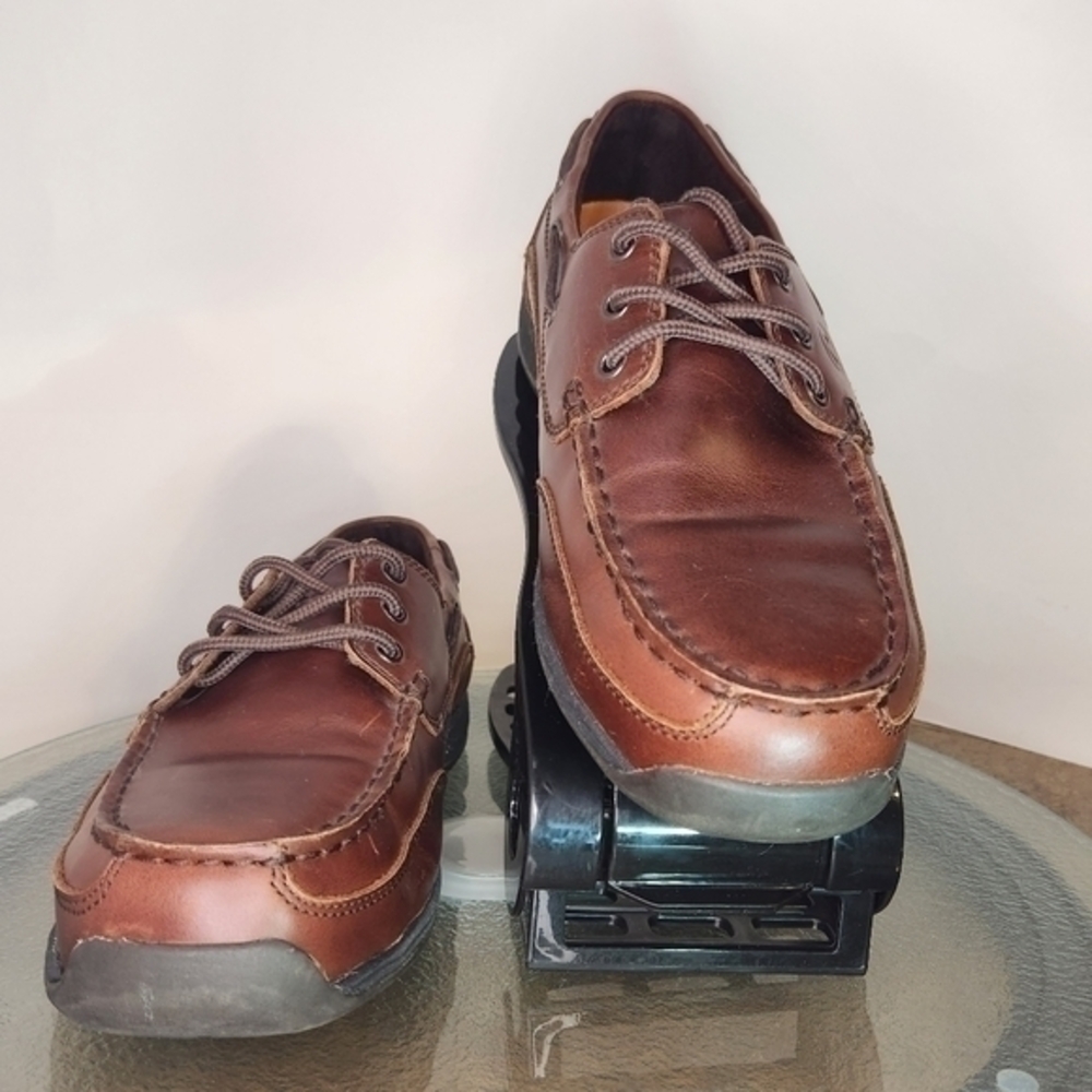 Rockport Work Sailing Club Steel Toe Slip Resistant Shoe 9.5 EUC Office Plant‎
